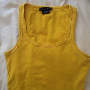 Ralph Lauren yellow tank top