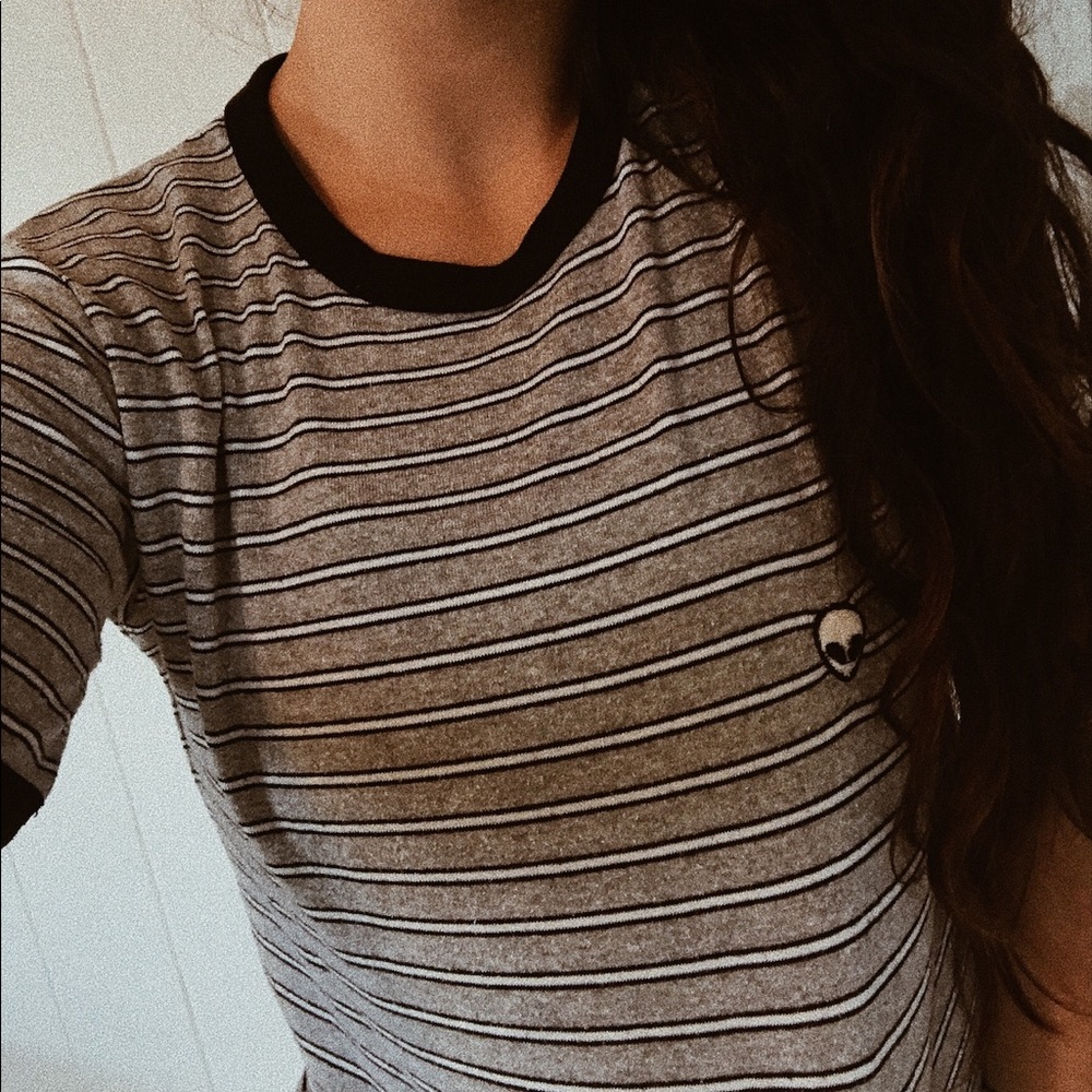 Brandy Melville Alien Ringer Tee