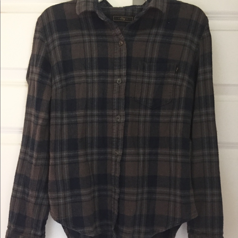 Obey - long sleeve plaid shirt