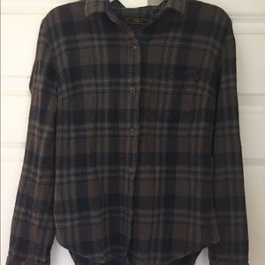 Obey - long sleeve plaid shirt
