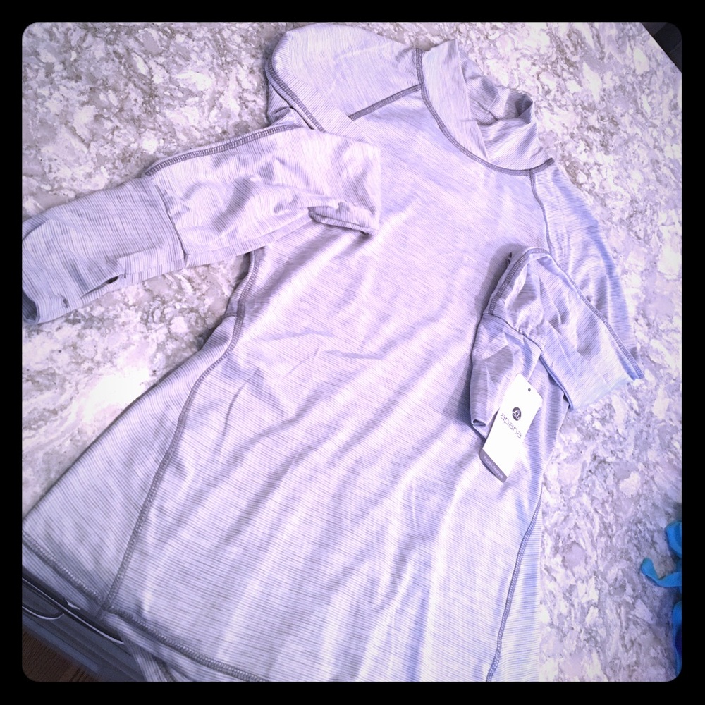 yoga inspired long sleeve top