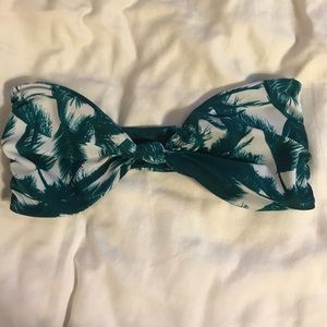 Mikoh palm print bandeau top