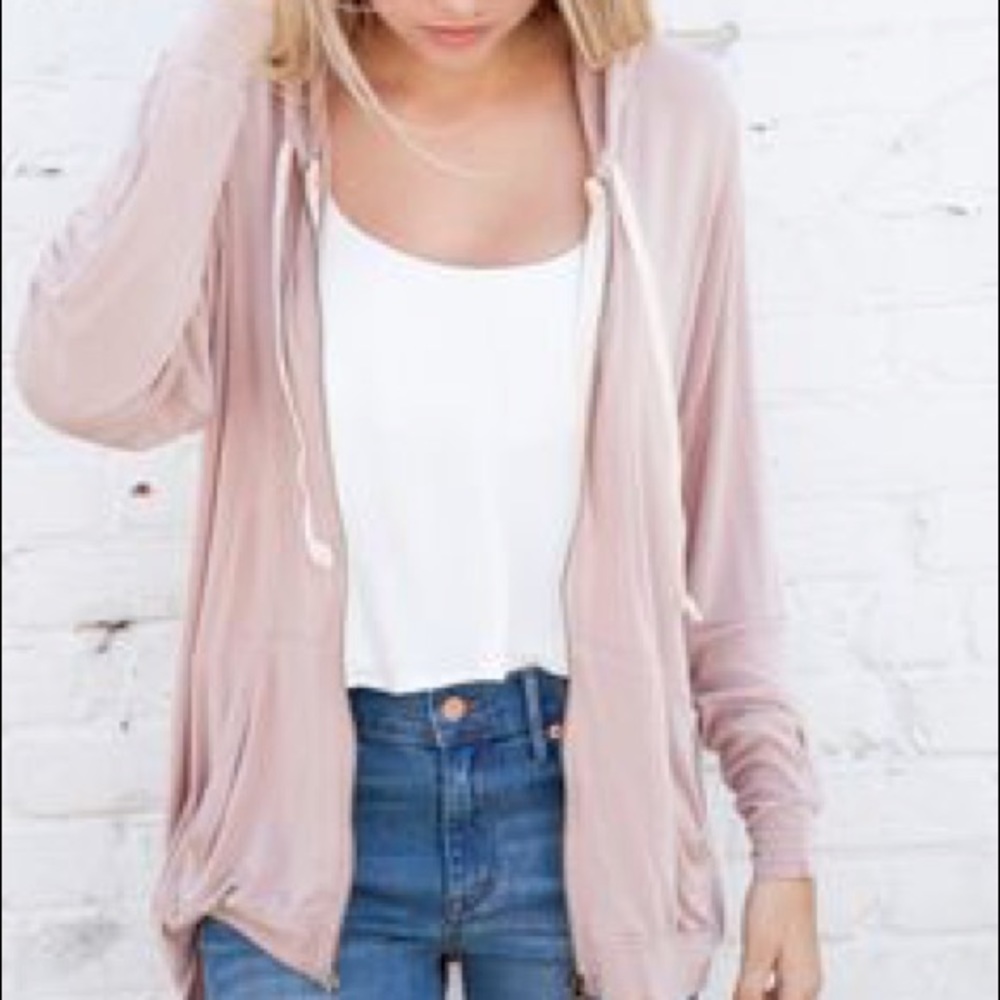 Brandy Melville zip up hoodie