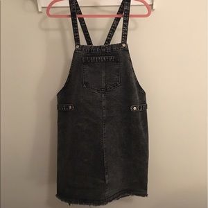 NWOT Denim Overall Dress
