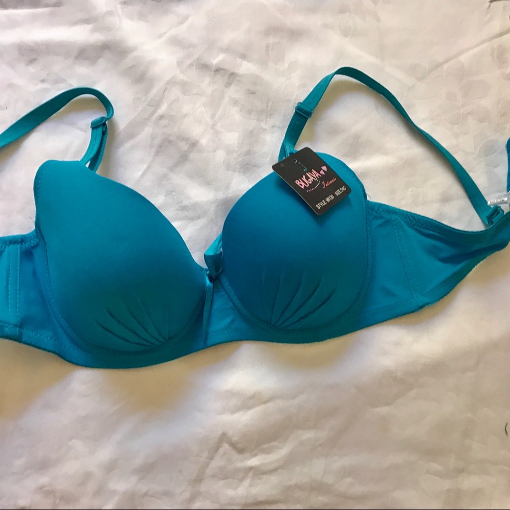 Real blue bra
