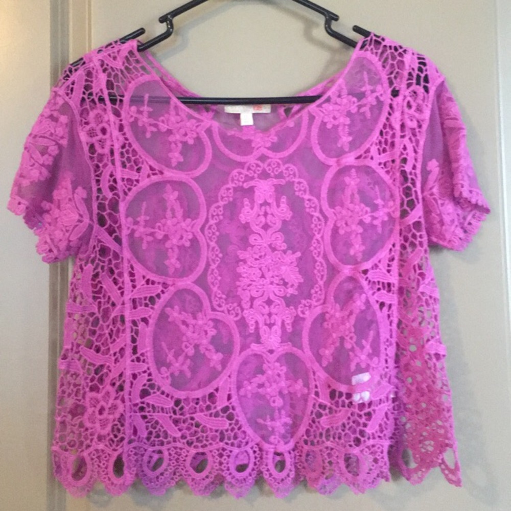 Gianni Bini | Sheer Lace top