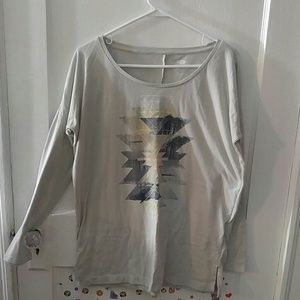 Long-sleeved Old Navy boyfriend fit shirt