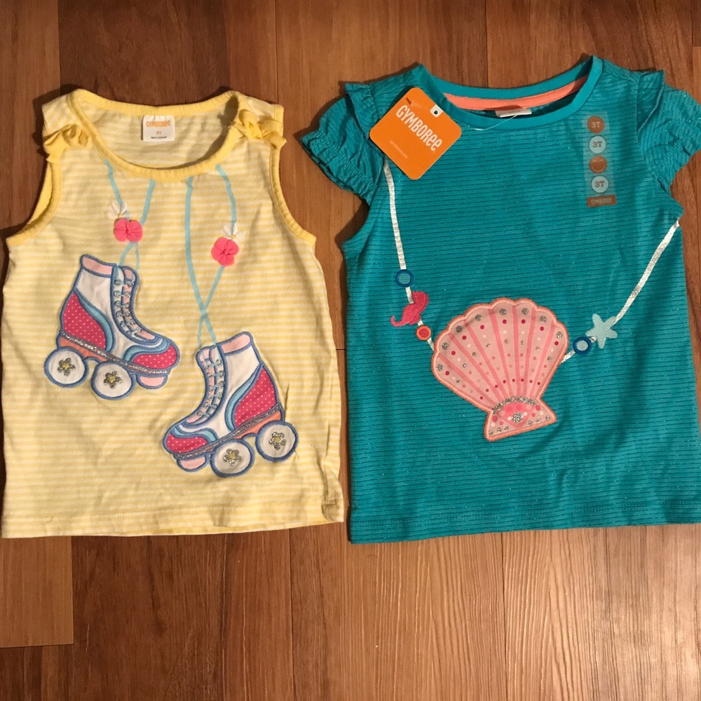 Lot (2) Gymboree Tops- size 3T