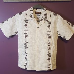 Boy's Hawaiian honu dress shirt