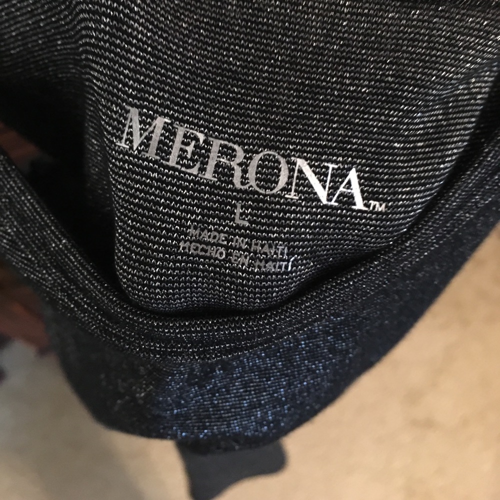 Merona Large Sparkle Black Tank