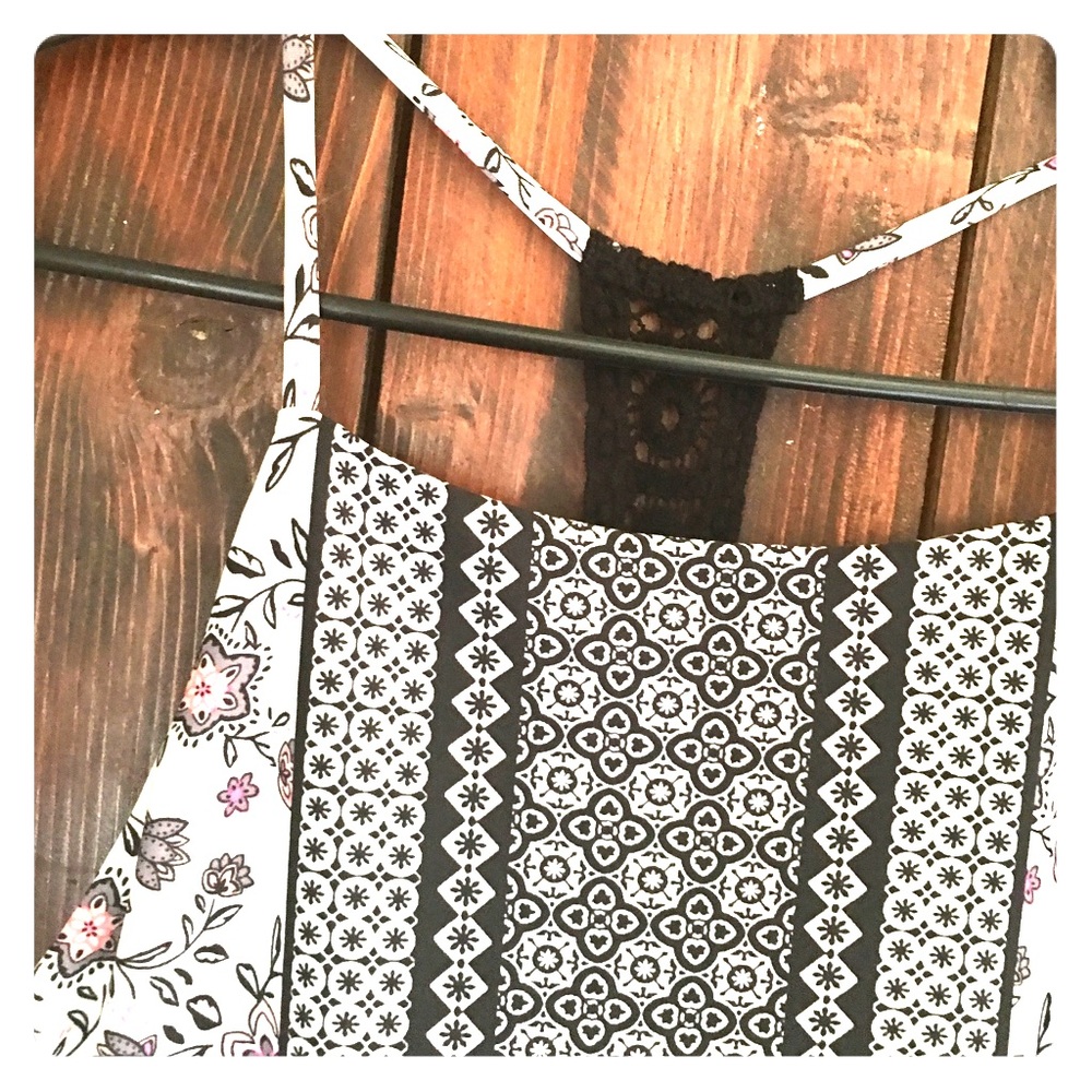 Summer dress with crochet detail