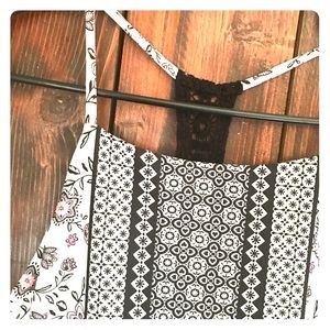 Summer dress with crochet detail