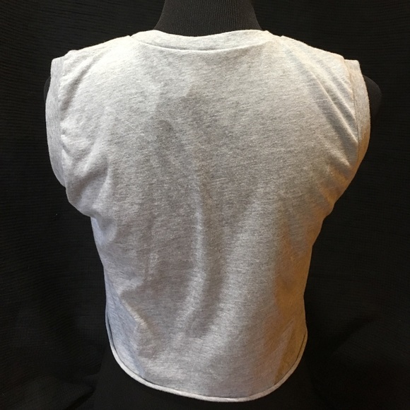 NWOT Coffee, Gym, Cardio Crop Top - Picture 2 of 5