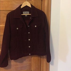Corduroy Jacket - Maroon