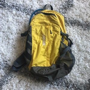 Bright yellow Camelbak w/ 2.0L water pouch