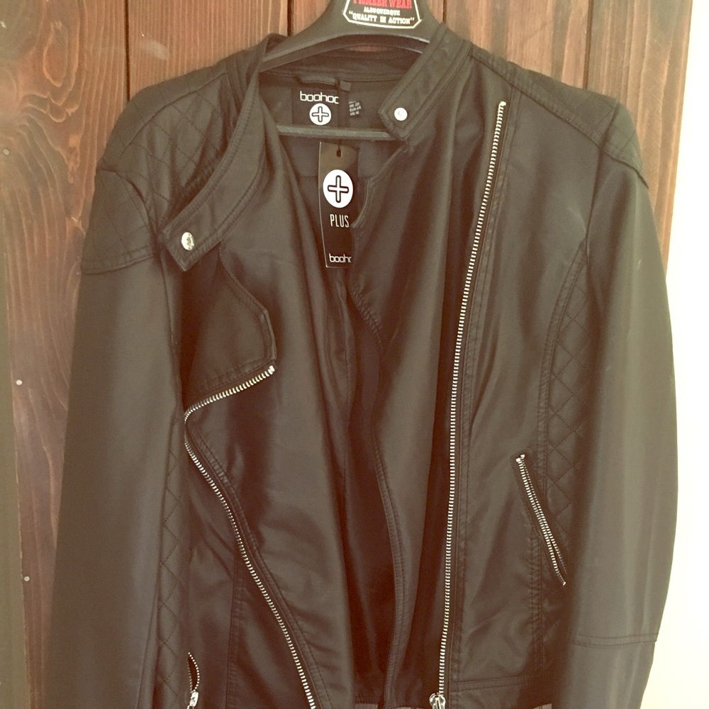 Plus size moto jacket!! True to size