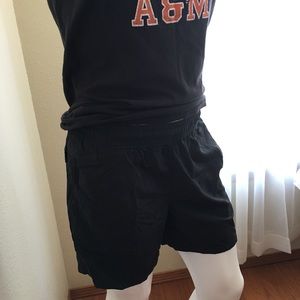 Ralph Lauren black swim trunks