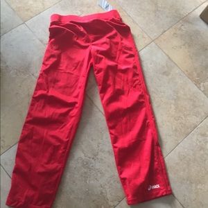 Asics warm-up track pant size M