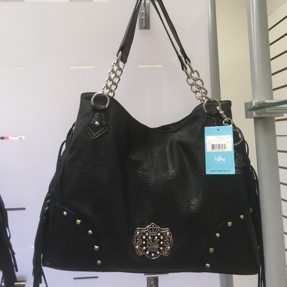 New Black Kathy Van Zeeland Purse