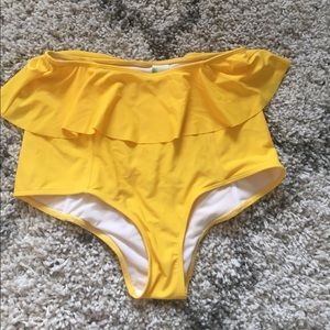 NWOT Kortni jeane high waisted swim bottoms
