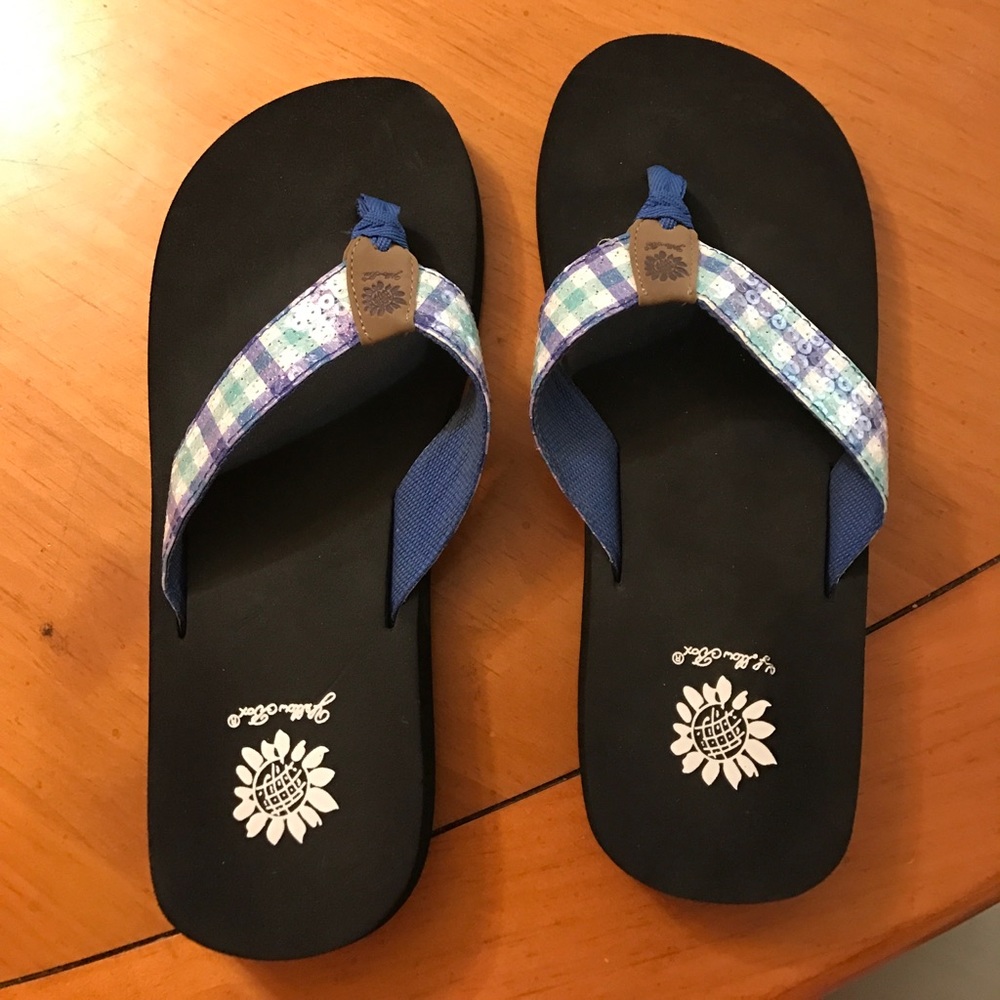 Yellow Box sandals