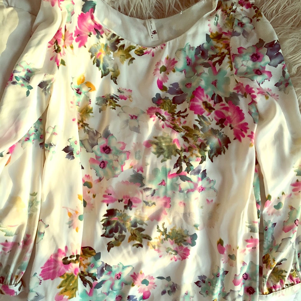 Owl boutique floral dress! Size small