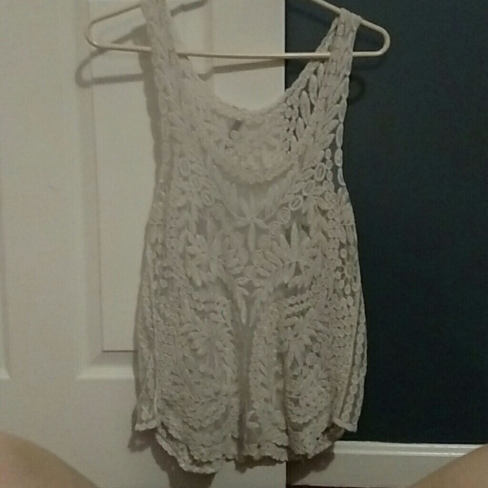 Lace tank top