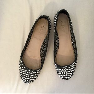 J Crew leather flats- price firm