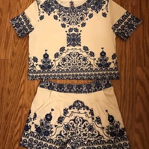 Printed Two Piece Set