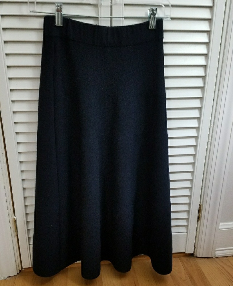 Navy long skirt, JCrew