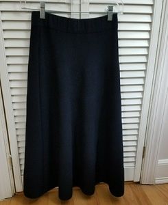Navy long skirt, JCrew