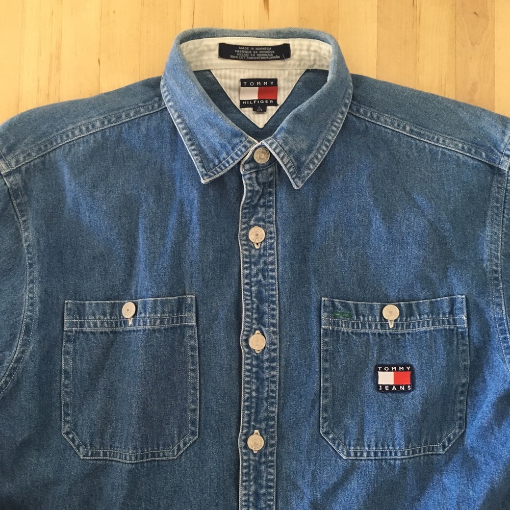 Unisex Tommy Jeans Denim Shirt