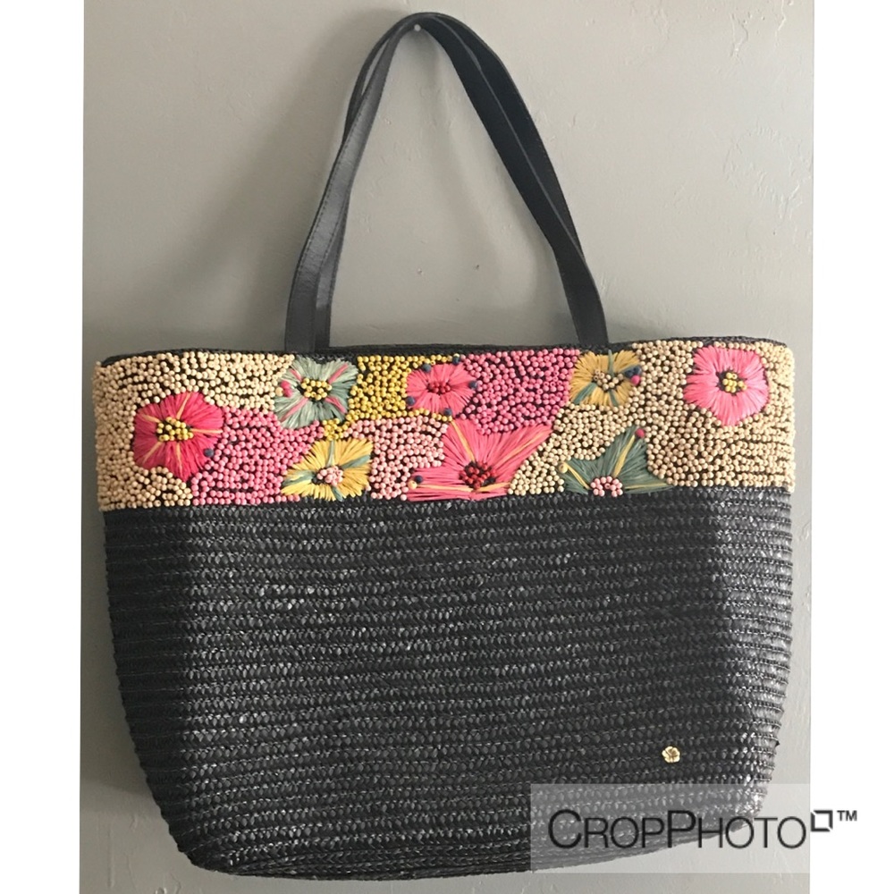 Flora Bella Straw Tote