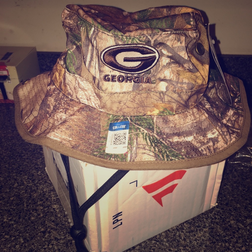 Georgia Real tree camouflage bucket hat