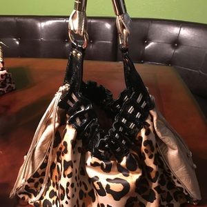 Bebe leopard print bag