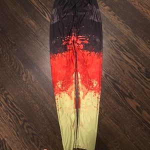 Fire Lava Running Pants
