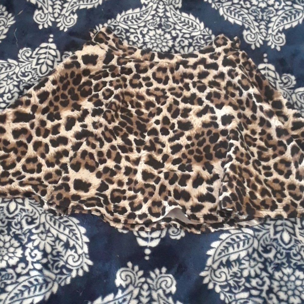 Leopard Print Skirt