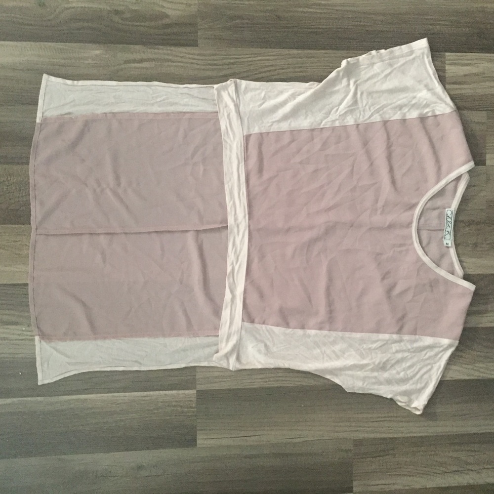 Chloe K sheer blouse Size M