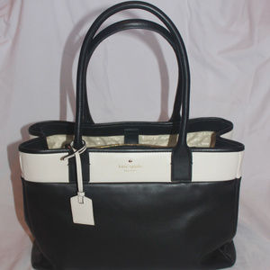 Kate Spade Black and White Tote