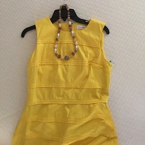 Lemon Calvin Klein Dress