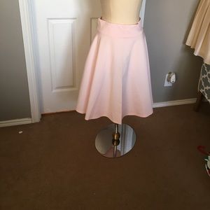 Light Peachy Pink Flowing Skirt