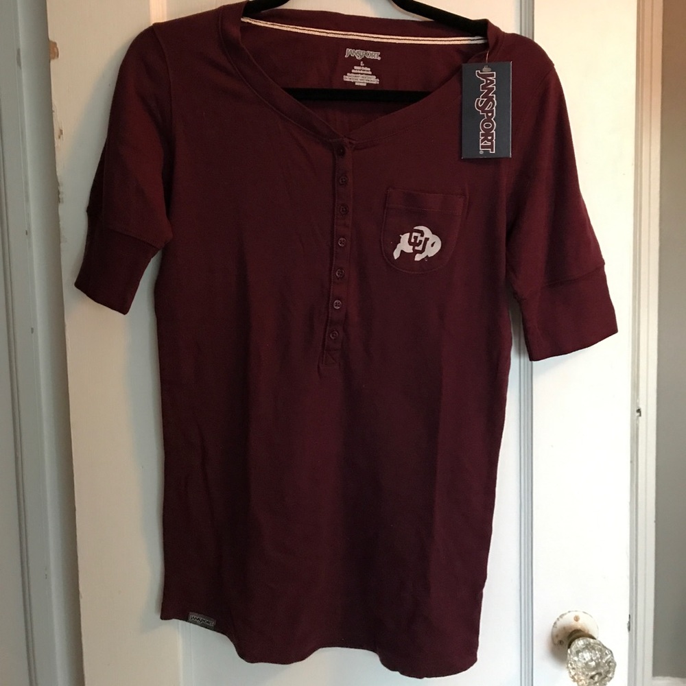 University of Colorado Henley shirt