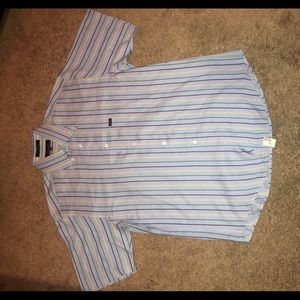 Faconnable Short Sleeve Shirt.SIZE S FITS LIKE A L