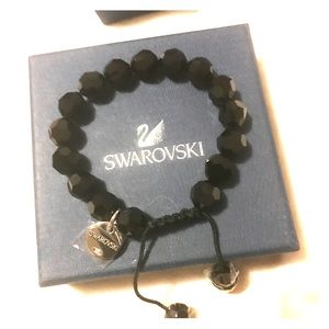 Black bead bracelet