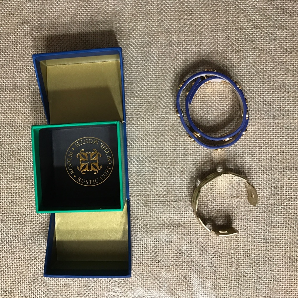 Rustic cuff bracelets - Picture 2 of 3