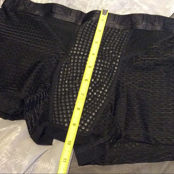 πMENS BLACK SILKY BREATHABLE BOXER BRIEFS GUY BOY - Picture 5 of 7