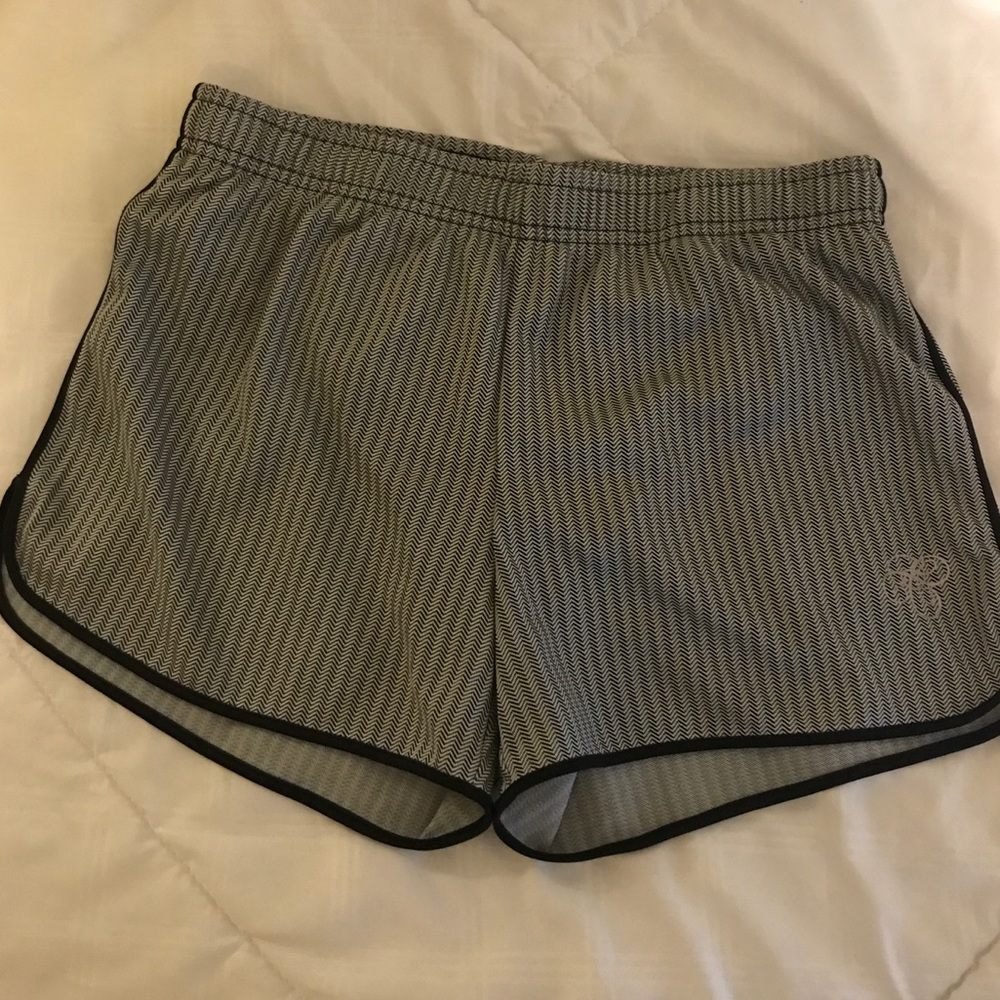 Asics workout shorts with back pocket detail
