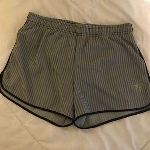 Asics workout shorts with back pocket detail