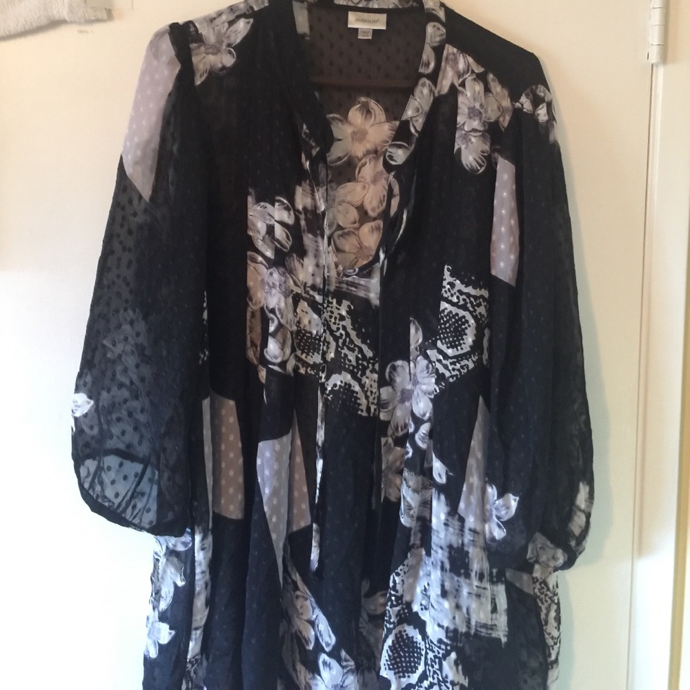 Sheer blouse