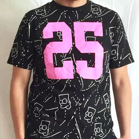 Allover print Bart Simpson tee shirt - Picture 3 of 3